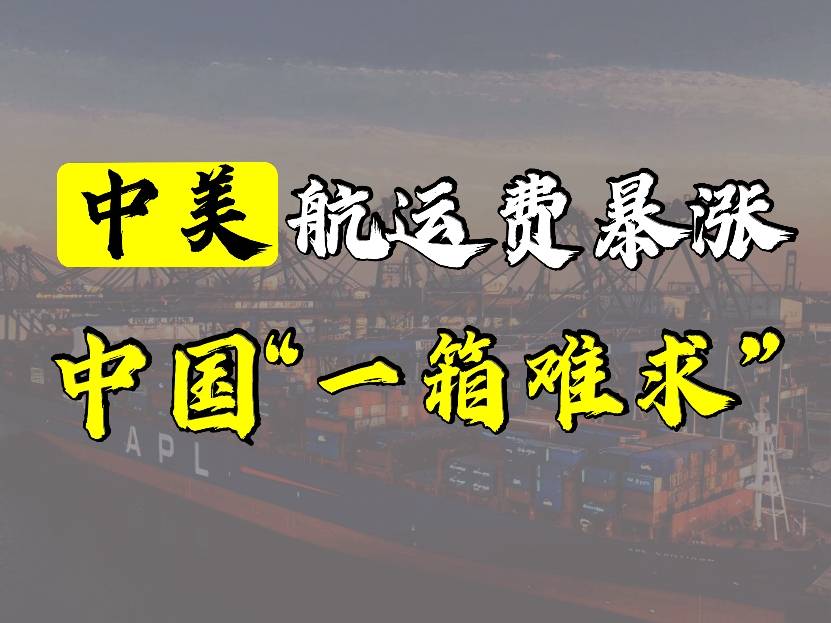 为什么中美海运成本飙升500% 大量中国集装箱滞留美国港口？