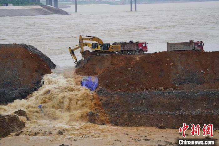 大藤峡水利枢纽整个挡水工程防洪能力进一步提高