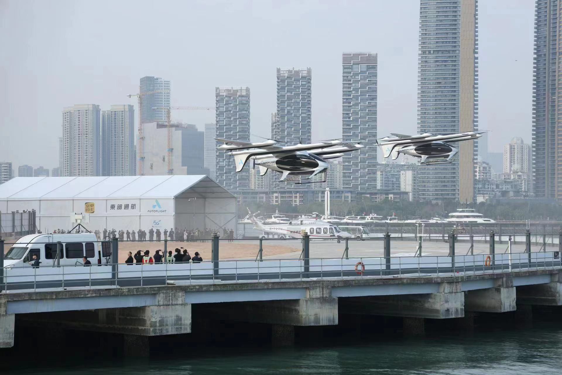 深圳测试无人驾驶“空中出租车”